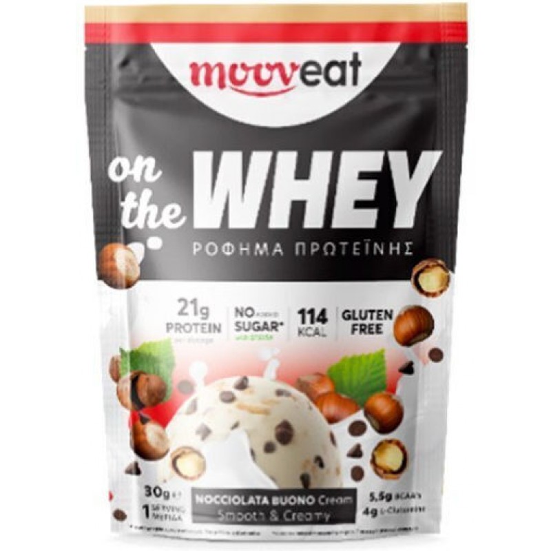 On the Whey Protein Blend 30g - Mooveat - Nocciolata Buono
