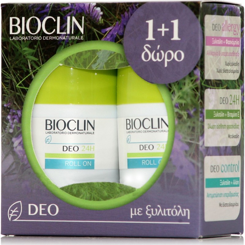 Bioclin Deo Αποσμητικό 24h σε Roll-On 2x25ml Bioclin Deo Αποσμητικό 24h σε Roll-On 2x25ml