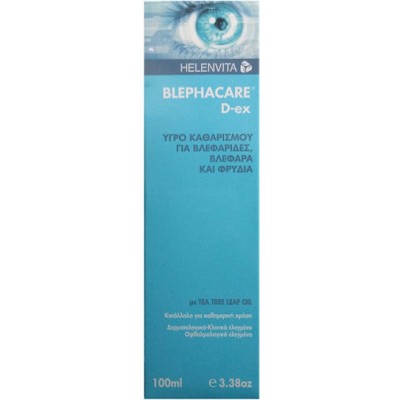 Helenvita BlephaCare D-EX Υγρό για Ερεθισμένα Μάτια & Καθαρισμό 100ml