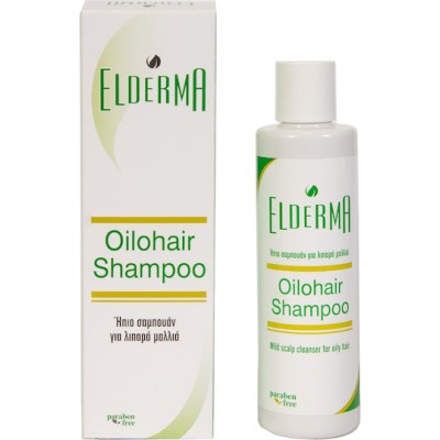 Elderma Oilohair Mild Scalp Cleanser Hair Σαμπουάν Αναδόμησης/Θρέψης & Ενυδάτωσης για Λιπαρά Μαλλιά 200ml
