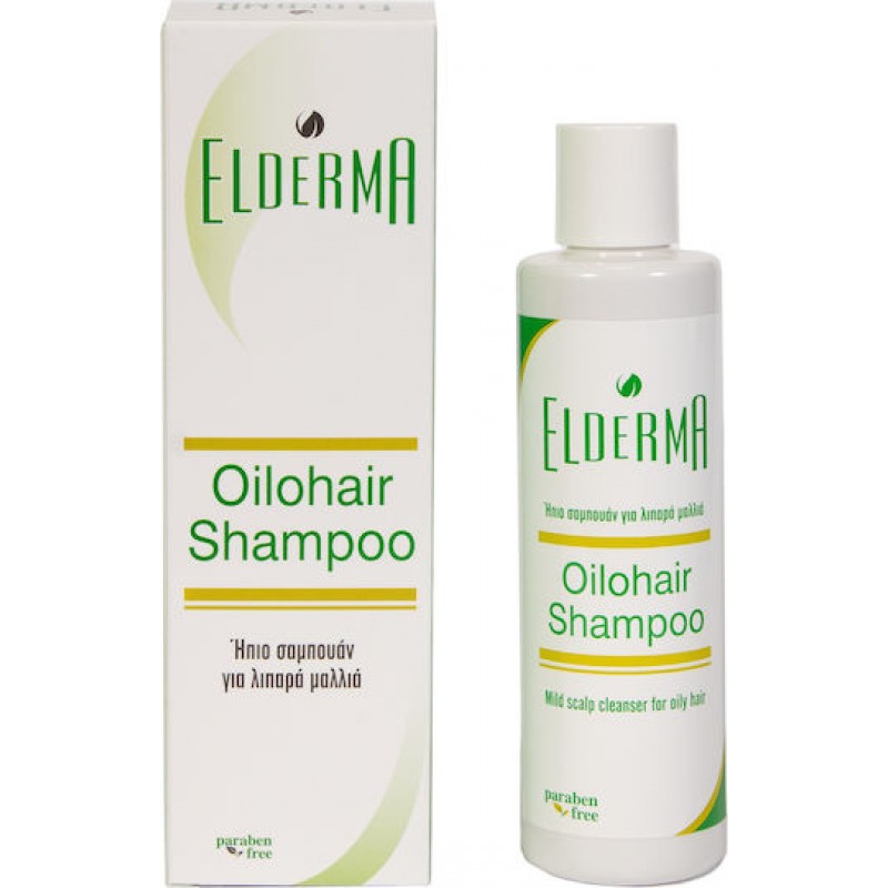 Elderma Oilohair Mild Scalp Cleanser Hair Σαμπουάν Αναδόμησης/Θρέψης & Ενυδάτωσης για Λιπαρά Μαλλιά 200ml