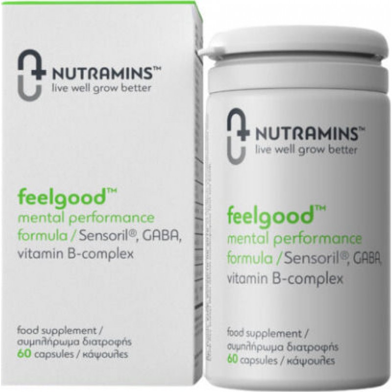 Nutramins Feelgood Mental Performance Formula 60 Caps Nutramins Feelgood Mental Performance Formula 60 Caps
