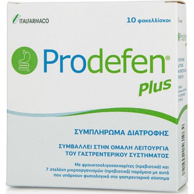 Italfarmaco Prodefen Plus Συμπλήρωμα με Προβιοτικά & Πρεβιοτικά 10 φακελίσκοι