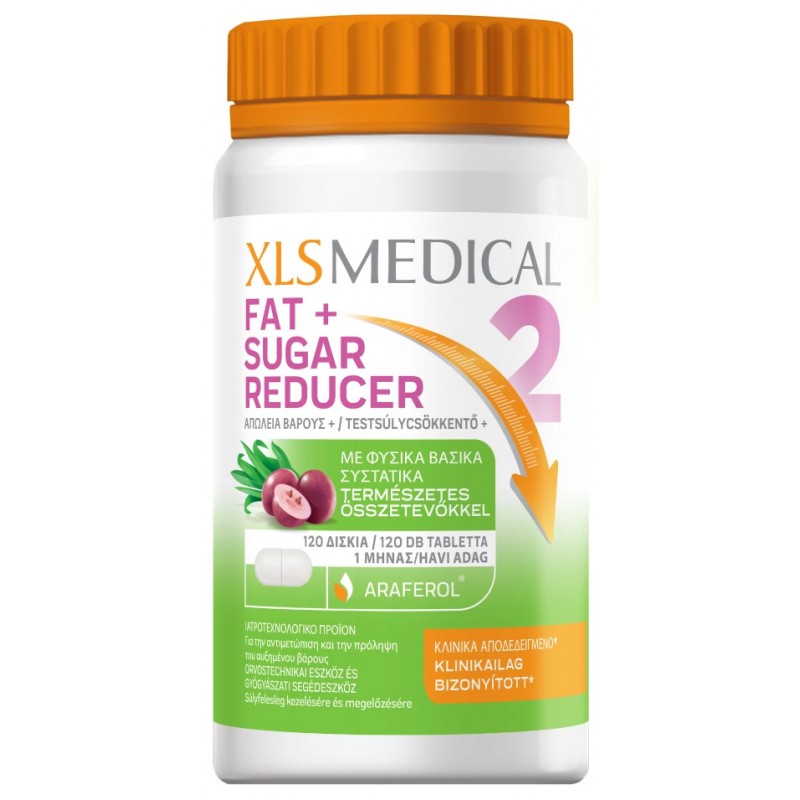 XL-S Medical Fat & Sugar Reducer Συμπλήρωμα για Αδυνάτισμα 120 ταμπλέτες XL-S Medical Fat & Sugar Reducer Συμπλήρωμα για Αδυνάτισμα 120 ταμπλέτες