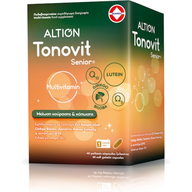 Altion Tonovit Senior Multivitamin 40 Κάψουλες