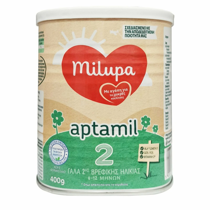 Milupa Γάλα σε Σκόνη Aptamil 2 για 6+ Μηνών 400gr