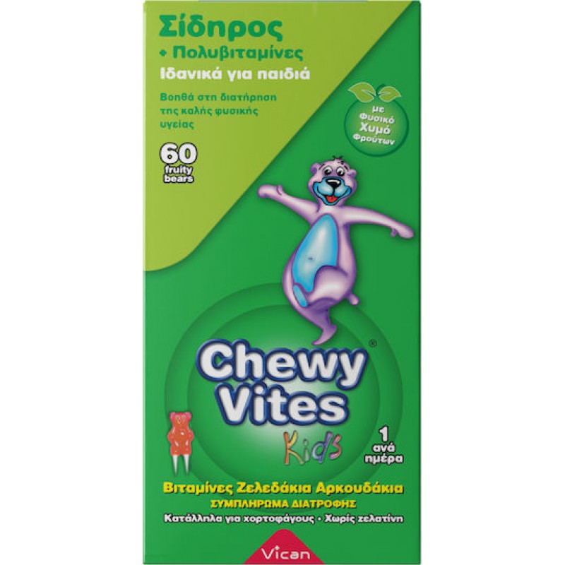VICAN Chewy Vites Σίδηρος 60 τεμάχια VICAN Chewy Vites Σίδηρος 60 τεμάχια