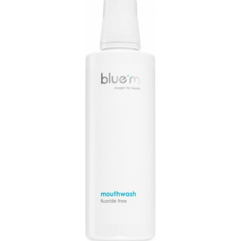 Blue M Oxygen For Health Mouthwash Fluoride Free 500ml