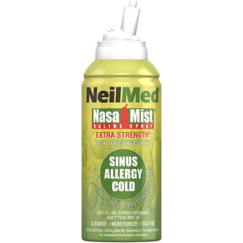 NeilMed Nasa Mist Saline Spray Hypertonic 2.7% Υπέρτονο Ρινικό Σπρέι 125ml NeilMed Nasa Mist Saline Spray Hypertonic 2.7% Υπέρτονο Ρινικό Σπρέι 125ml