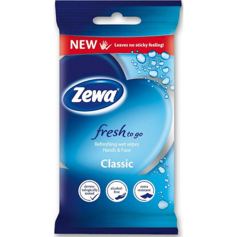 Zewa Fresh To Go Classic 10τμχ Zewa Fresh To Go Classic 10τμχ
