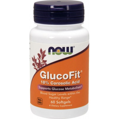 Now Foods Glucofit Ειδικό Συμπλήρωμα Διατροφής 60 μαλακές κάψουλες