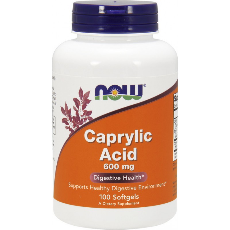 Now Foods Caprylic Acid Ειδικό Συμπλήρωμα Διατροφής 100 μαλακές κάψουλες Now Foods Caprylic Acid Ειδικό Συμπλήρωμα Διατροφής 100 μαλακές κάψουλες