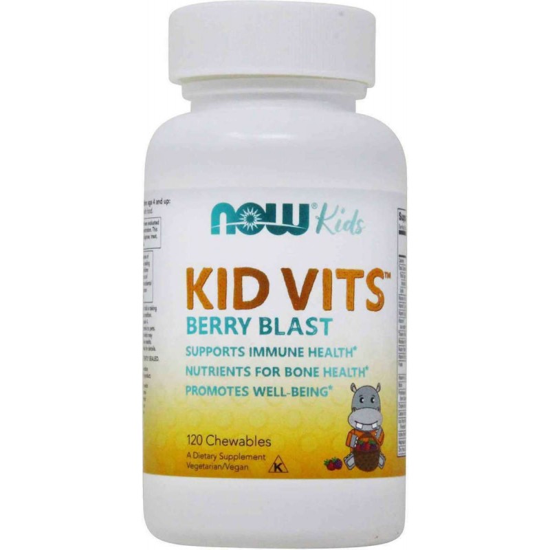Now Foods Kid Vits Berry Blast Βιταμίνη Berry Blast 120 μασώμενες ταμπλέτες Now Foods Kid Vits Berry Blast Βιταμίνη Berry Blast 120 μασώμενες ταμπλέτες
