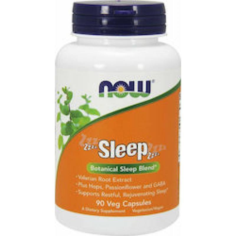 Now Foods Sleep Συμπλήρωμα για τον Ύπνο 90 φυτικές κάψουλες