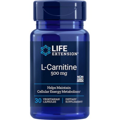 Life Extension L Carnitine 500mg L Carnitine 30 φυτικές κάψουλες
