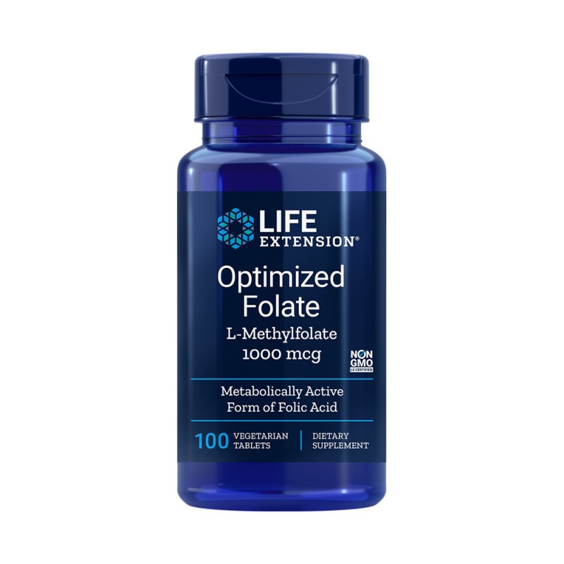 Life Extension Optimized Folate L-Methylfolate 1700mcg 100 Ταμπλέτες