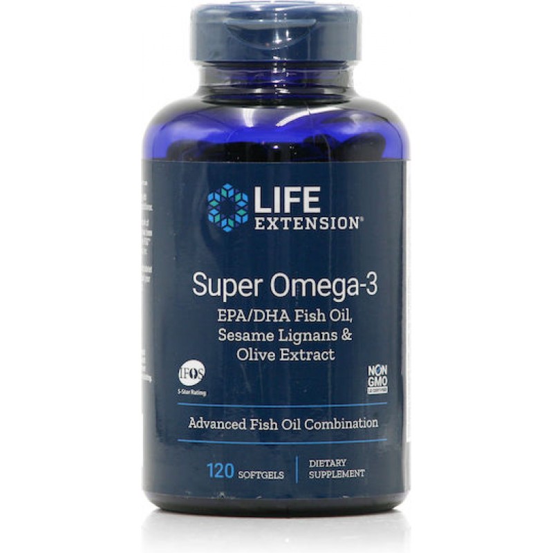 Life Extension SUPER OMEGA-3 EPA/DHA 120 softgel Life Extension SUPER OMEGA-3 EPA/DHA 120 softgel