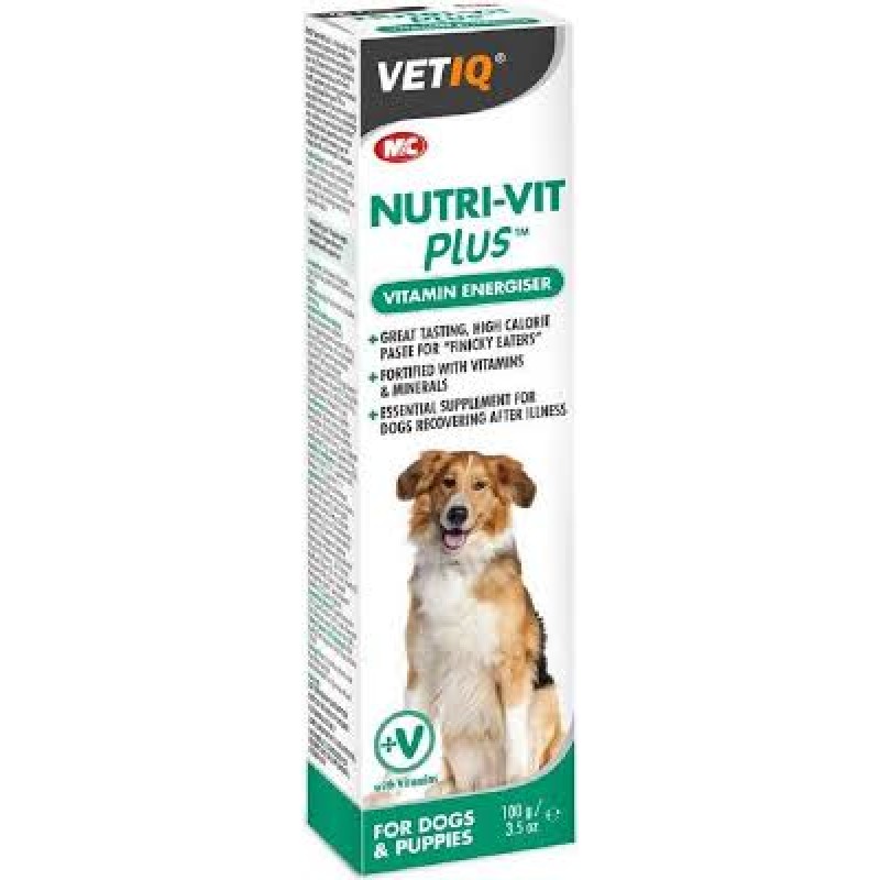 VetIQ Nutri-Vit Plus Dog Pasta Πολυβιταμίνες Σκύλου σε Πάστα 100gr 