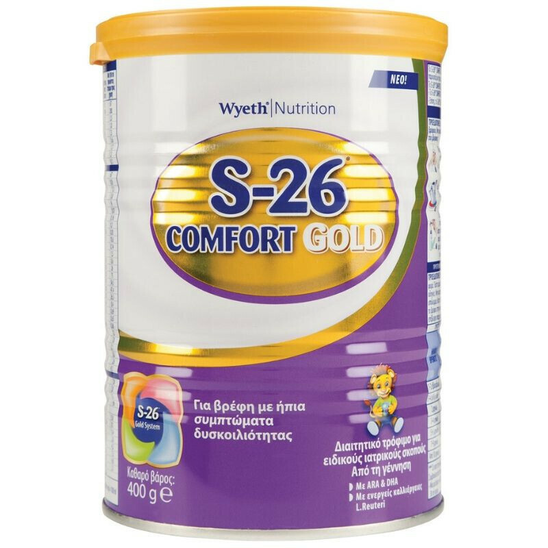 Wyeth Γάλα σε Σκόνη Nutriton S-26 Comfort για 0+ Μηνών 400gr