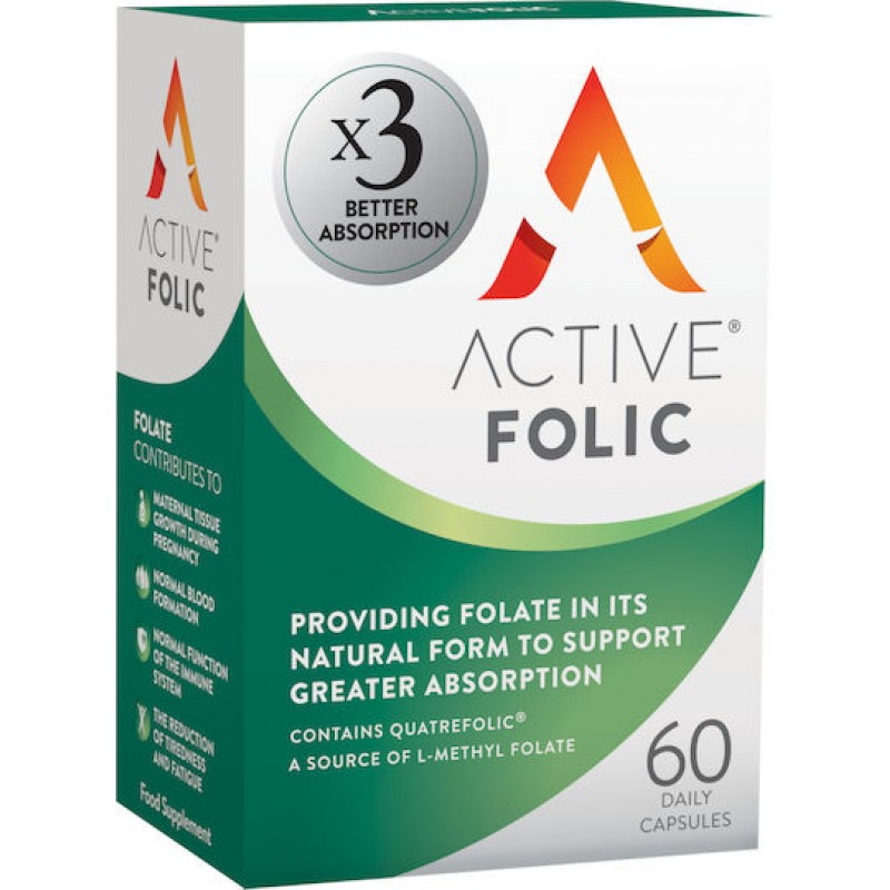 Active Folic 60 κάψουλες