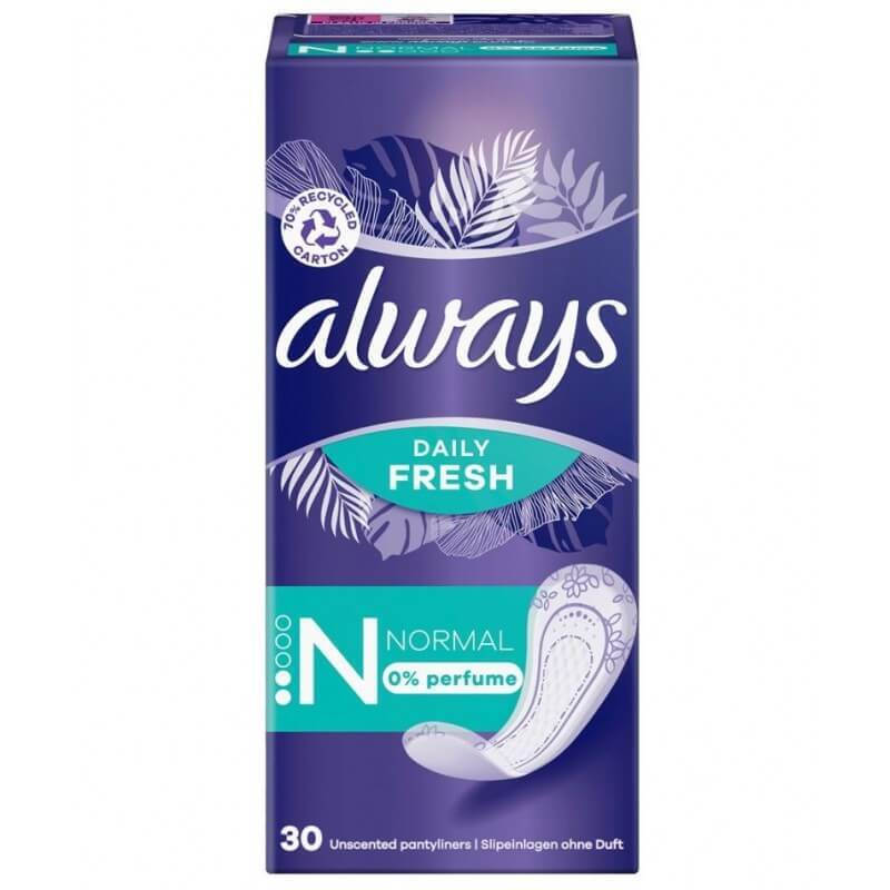 Always Daily Fresh Normal Σερβιετάκια 2 Σταγόνες σε Διπλή Συσκευασία 2x15τμχ