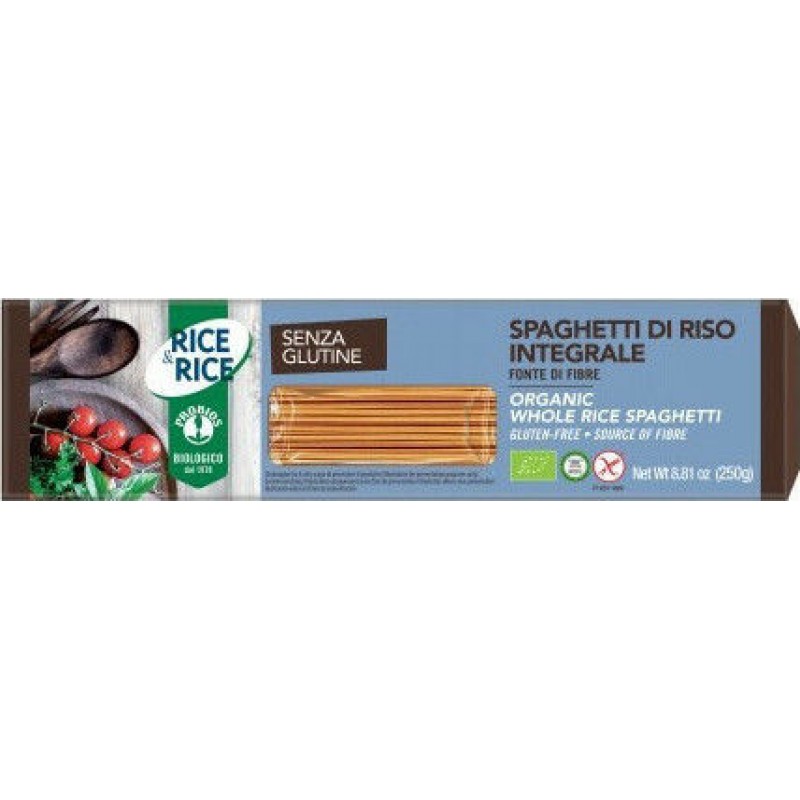 Probios Spaghetti από Ρύζι Ολικής Άλεσης Βιολογικά Χωρίς Γλουτένη 250gr