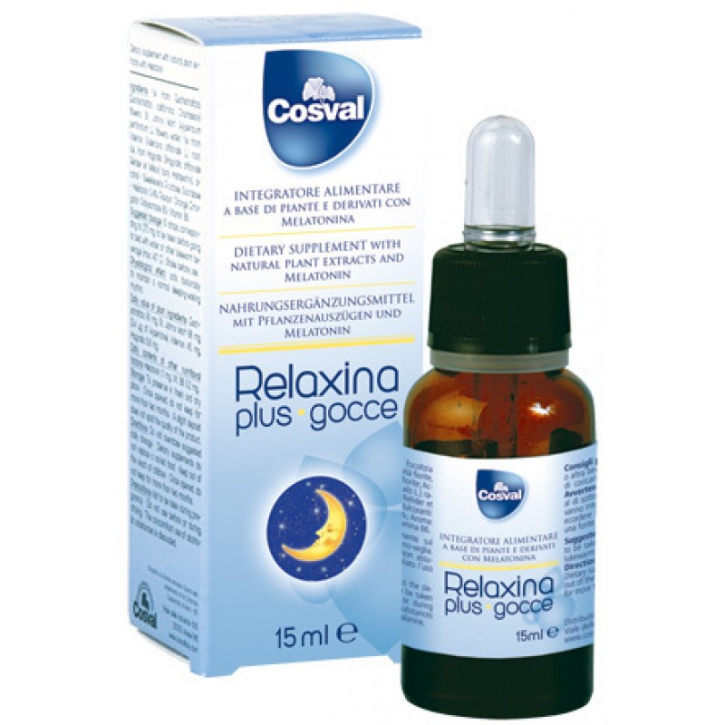 Cosval Relaxina Plus Gocce Συμπλήρωμα για τον Ύπνο 15ml Cosval Relaxina Plus Gocce Συμπλήρωμα για τον Ύπνο 15ml