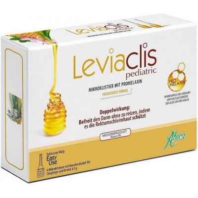 Aboca Leviaclis Pediatric Μικροκλύσμα για Δυσκοιλιότητα Κατάλληλο για Παιδιά με Promelaxin 6τμχ