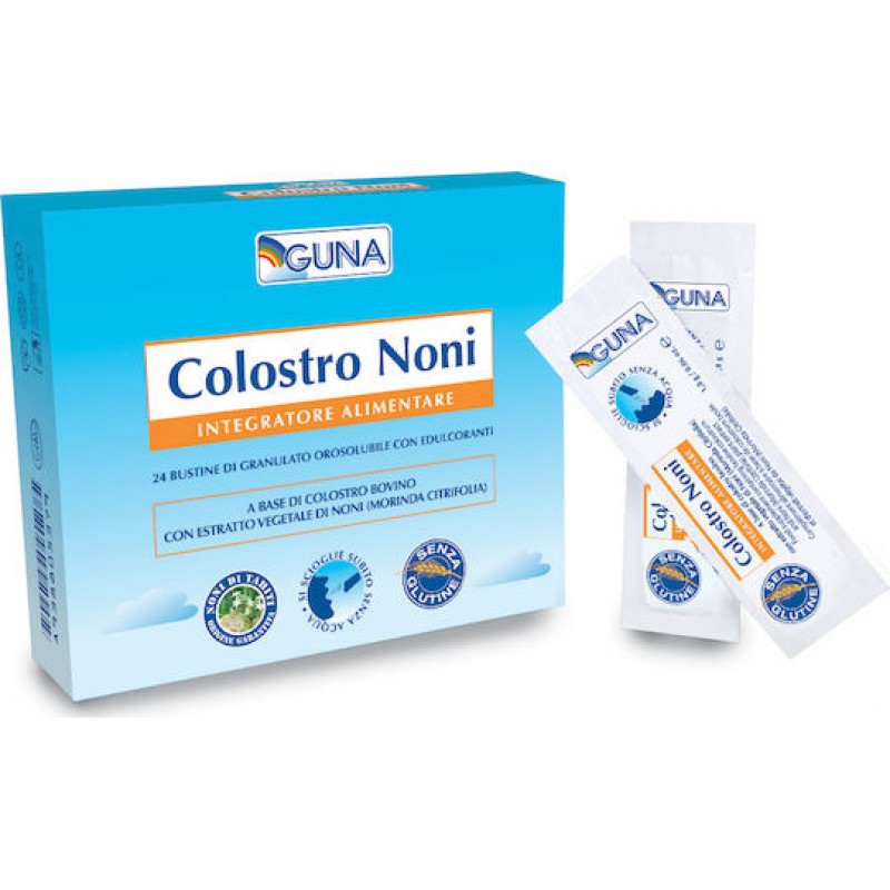 Guna Colostro Noni - Εντερική Λειτουργία, 24 sachets x 1,8gr