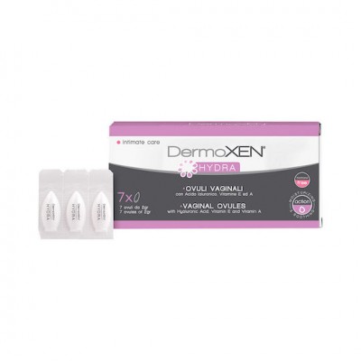 Dermoxen Hydra 7 Κολπικά Υπόθετα Ενυδάτωσης & Λίπανσης 7 x 14gr