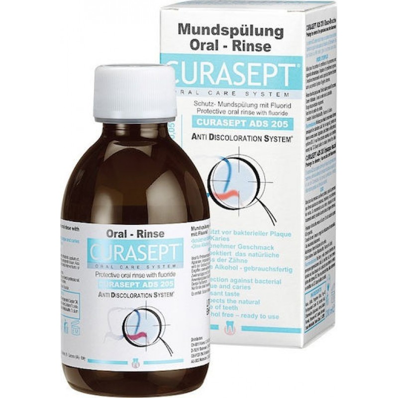 Curasept ADS 205 0.05% Στοματικό Διάλυμα, 200ml