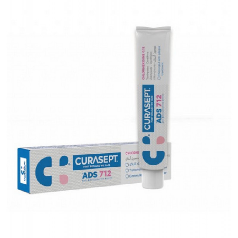 Curasept ADS 712 Οδοντόκρεμα με Χλωρεξιδίνη κατά της Πλάκας 75ml
