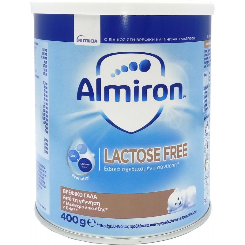 Nutricia Γάλα σε Σκόνη Almiron FL Free Lactose για 0m+ 400gr