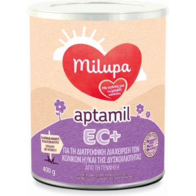 Milupa Γάλα σε Σκόνη Aptamil EC+ για 0+ Μηνών 400gr