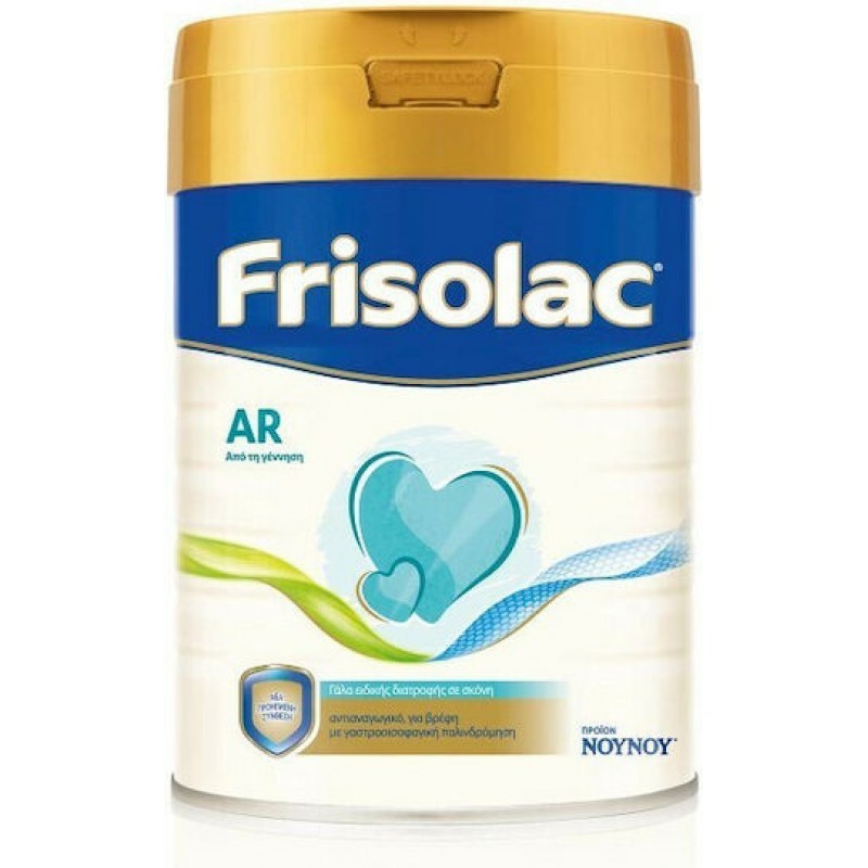 Frisolac AR Βρεφικό Γάλα Ειδικής Διατροφής από τη Γέννηση έως το 12ο μήνα για την Αντιμετώπιση των Αναγωγών 400 gr