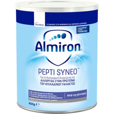 Nutricia Γάλα σε Σκόνη Almiron Pepti Syneo για 0+ Μηνών 400gr