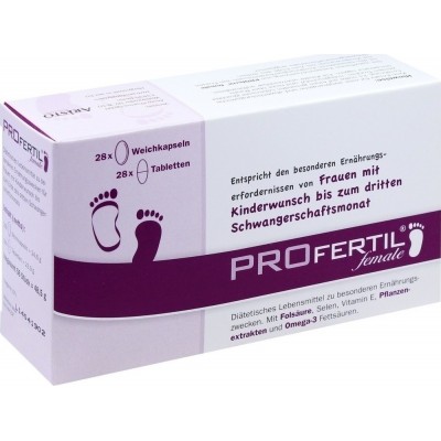 ProFertil Female Ειδικό Συμπλήρωμα Διατροφής 28 ταμπλέτες 28 φυτικές κάψουλες 28 κάψουλες