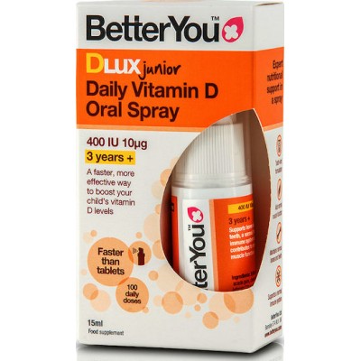 BetterYou D400 Junior Βιταμίνη D Oral Spray 400iu 10mg Μέντα 15ml