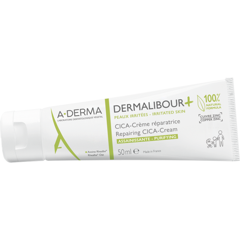 A-Derma Dermalibour+ Cica Εξυγιαντική Επανορθωτική Κρέμα 50ml