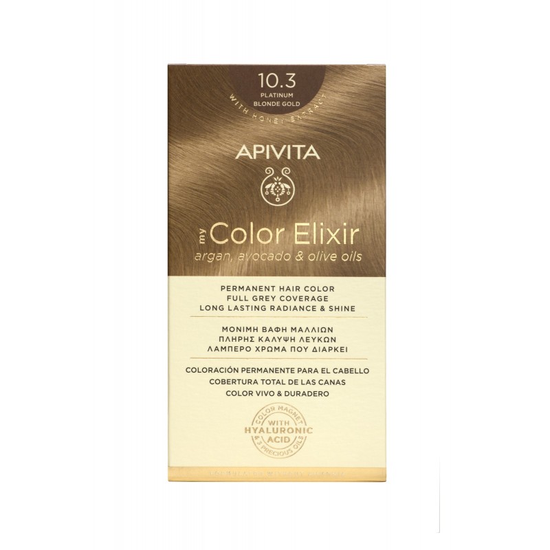 APIVITA MY COLOR ELIXIR 10.3 Κατάξανθο χρυσό 125ML