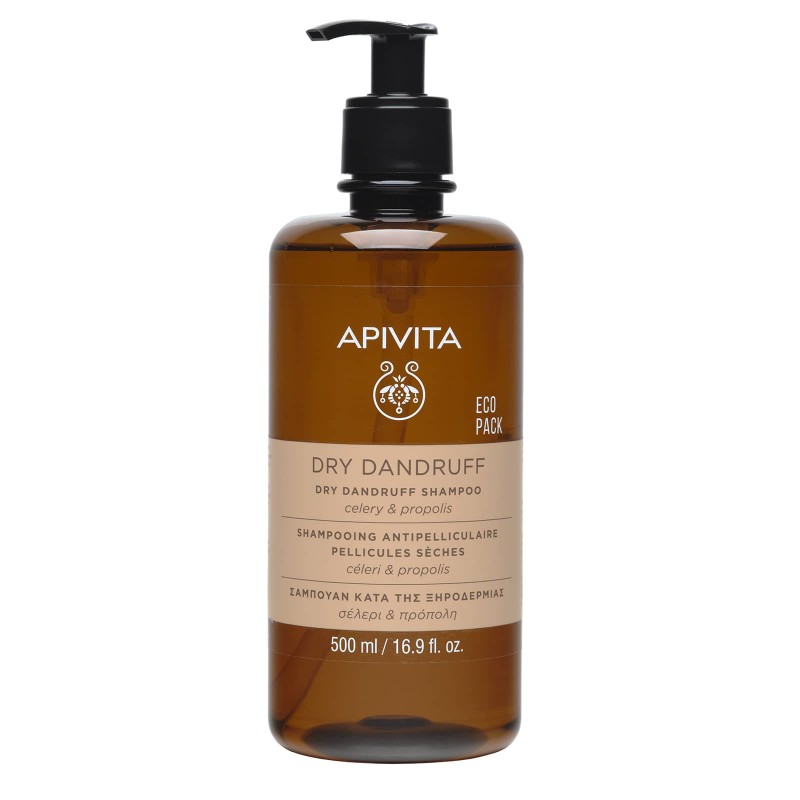 APIVITA ECO PACK - Dry Dandruff Shampoo Celery & Propolis 500ml