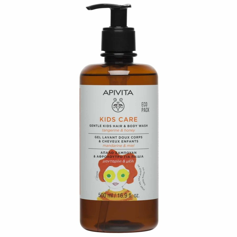 APIVITA ECO PACK KIDS HAIR-BODY WASH 500ML APIVITA ECO PACK KIDS HAIR-BODY WASH 500ML