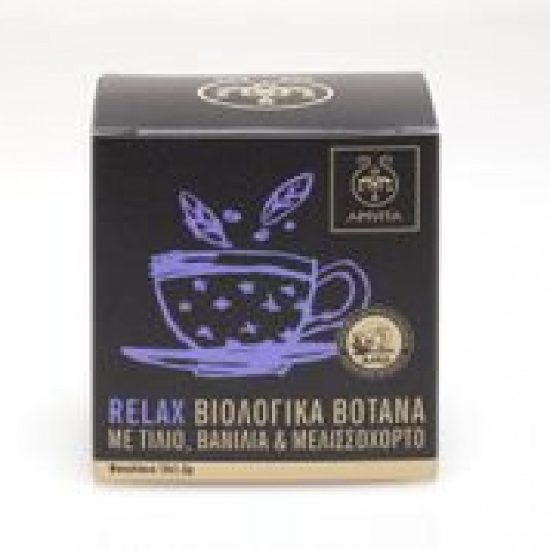 APIVITA Organic Herbal Tea Relax - 10 ΕΜΒΑΠΤΙΖΟΜΕΝΑ ΦΑΚΕΛΑΚΙΑ 12G