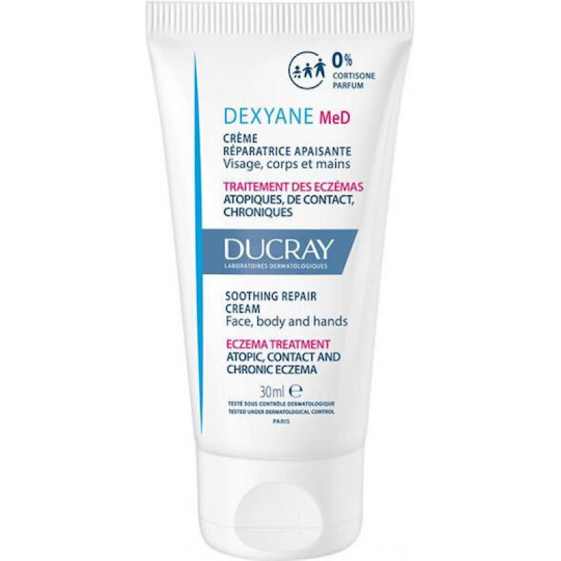 Ducray Dexyane Med Reparatrice Apaisante Κρέμα για Ατοπική Δερματίτιδα & Έκζεμα 30ml