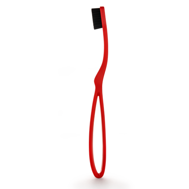 InterMed Professional Ergonomic Toothbrush Soft Red