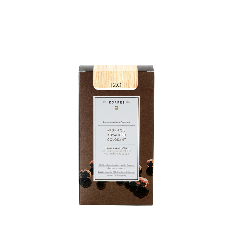 KORRES ΒΑΦΗ ARGAN OIL COLORANT 12.0 Ξανθό
