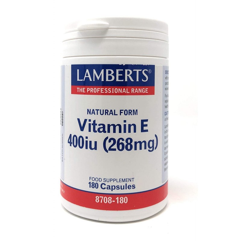 Lamberts Vitamin E 400iu Natural Form 180caps Lamberts Vitamin E 400iu Natural Form 180caps