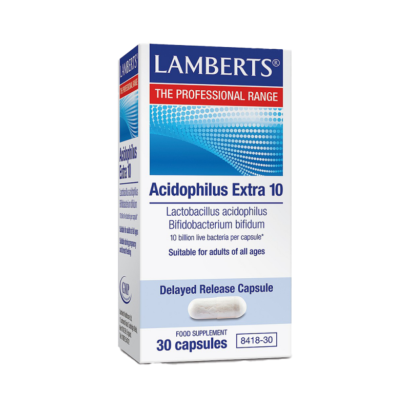 Lamberts ACIDOPHILUS EXTRA 10 (MILK FREE) 30CAPS