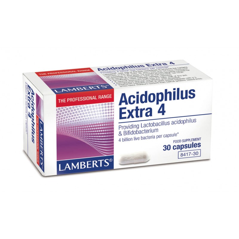 LAMBERTS ACIDOPHILUS EXTRA 4 (MILK FREE) 30CAPS