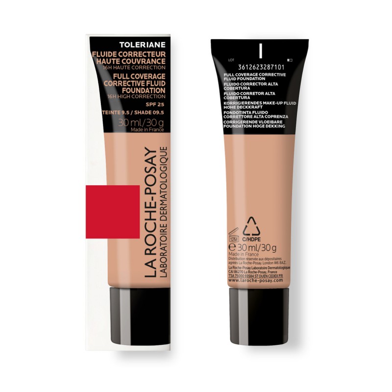 La Roche-Posay Toleriane Full Coverage Corrective Fluid Foundation No.9,5 30ml La Roche-Posay Toleriane Full Coverage Corrective Fluid Foundation No.9,5 30ml